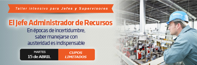 El Jefe Administrador de Recursos